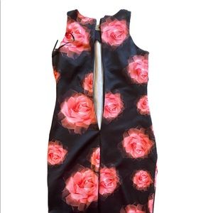 3D roses dress